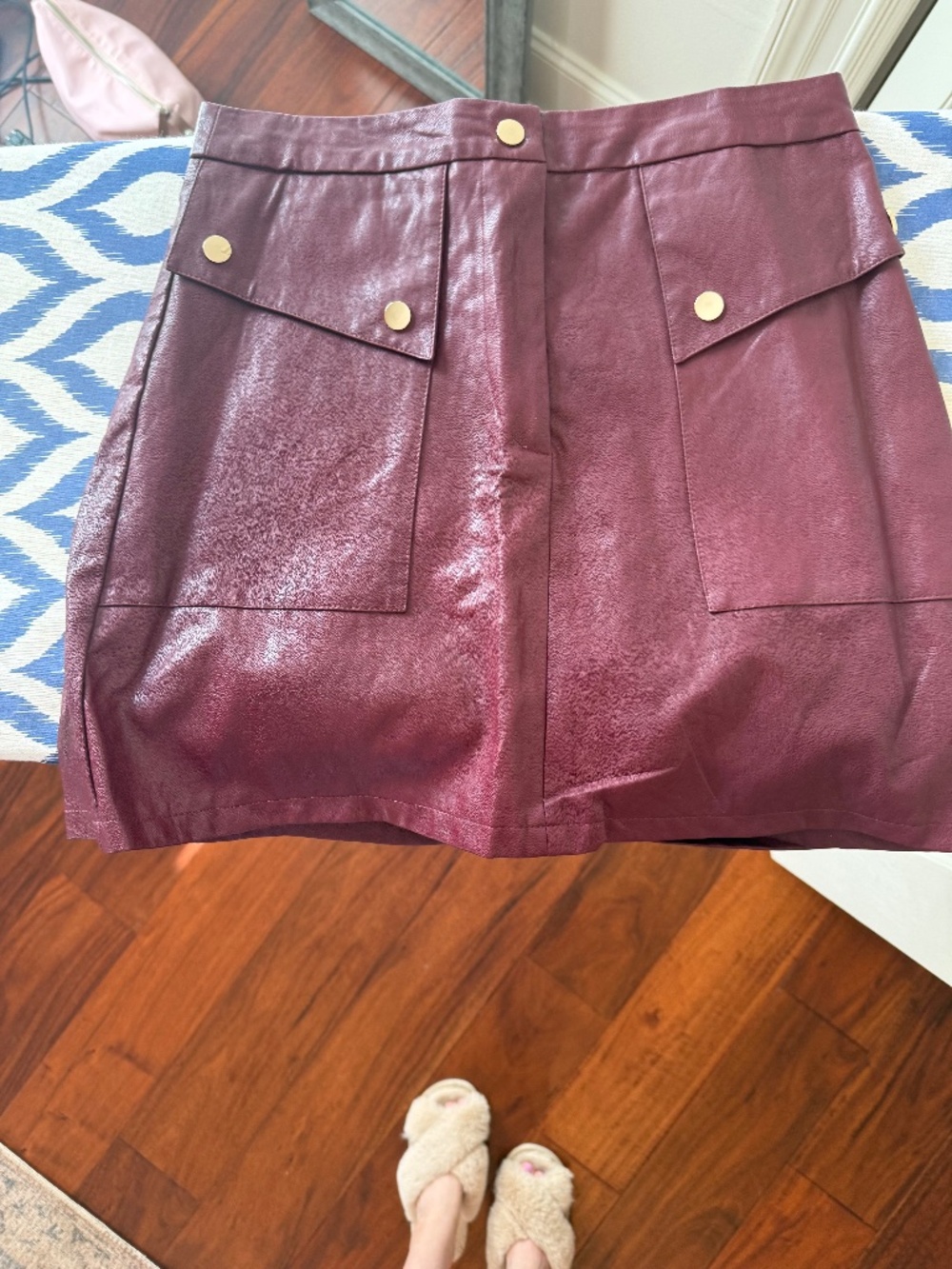 Zara Maroon Skirt